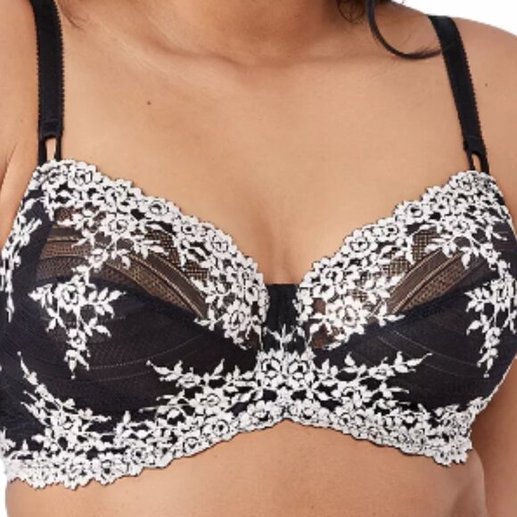 Wacoal 65191 Wacoal Embrace Lace‎ Underwire Bra Black 36DD - Picture 1 of 11